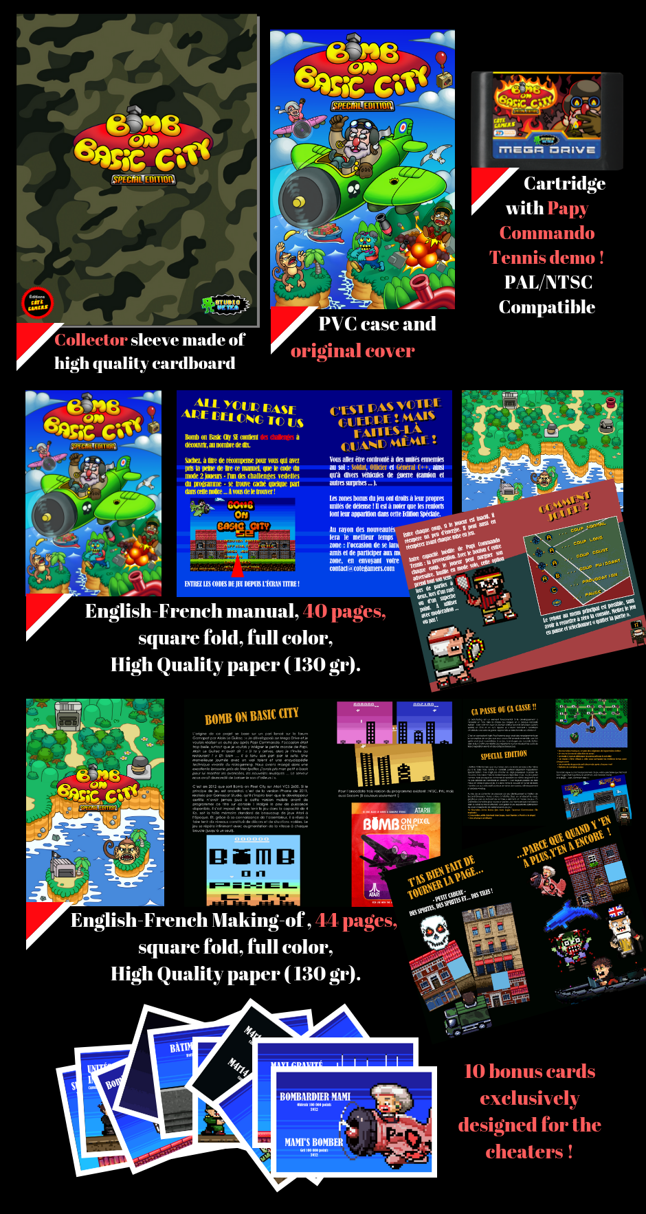 Bomn On Basic City Speci Edition for Sega Genesis Mega Drive form Côté Gamers