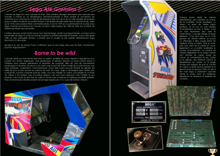 Livre sur Sega Turbo et Moncao GP et les jeux de course de Chez Côté Gamers