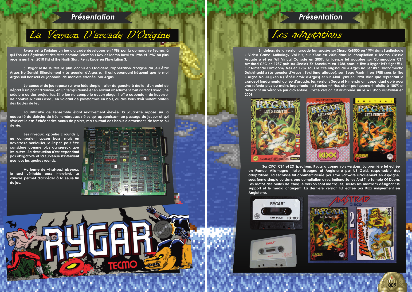 Livre sur Rygar Arcade, Nes de Côté Gamers