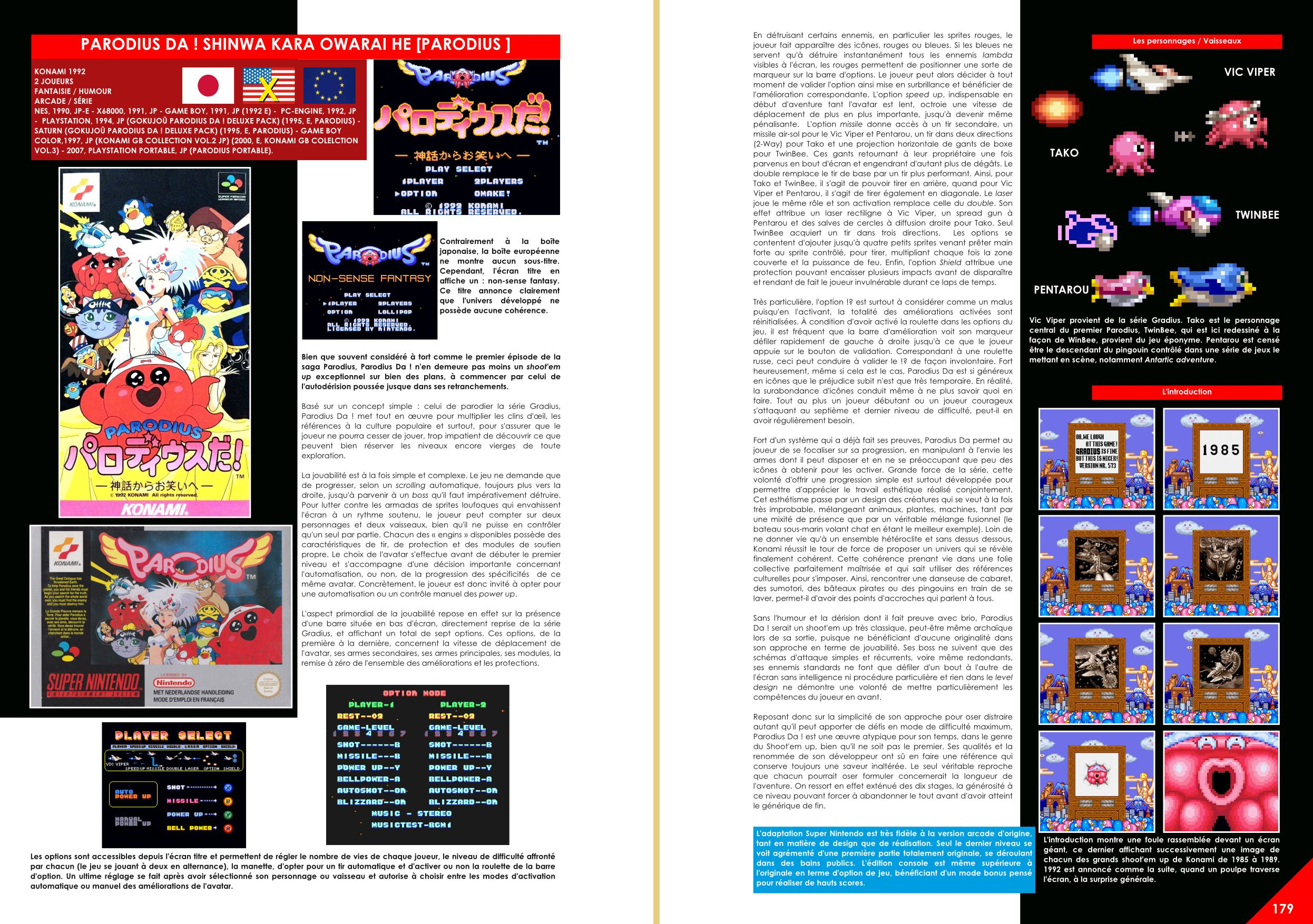 Livre sur les Shoot'em Up de la Super Nintendo dans la collection d'encyclopédies Shmup de Côté Gamers