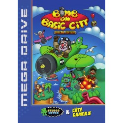 Jaquette Pal-  européenne de Bomb On Basic City, jeu Mega Drive.
