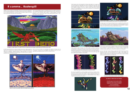 Democyclopédia l'encyclopédie des démos Atari ST exemple de contenu 3 Rastersplits
