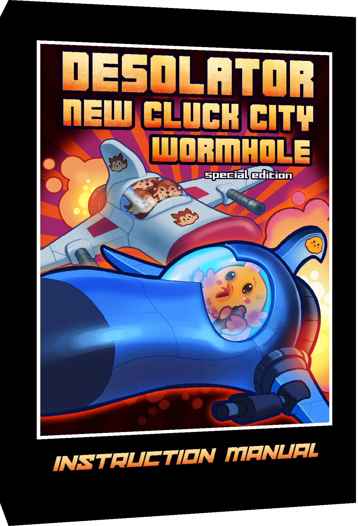 Desolator Wormhole Crazy Chicky Junior New Cluck City ColecoVision notice manuel