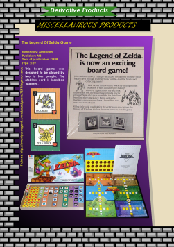 The Legend Of Zelda Fan Book vol.1 Tome 2 derivated product 1