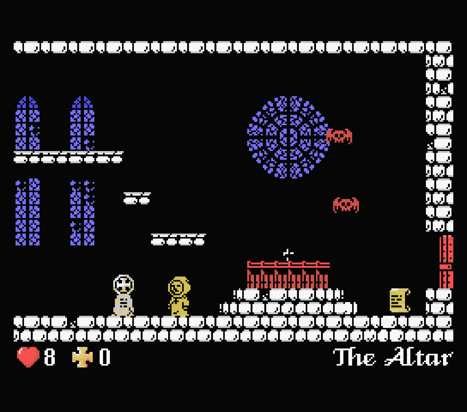 L'abbaye des morts MSX capture d'écran 2