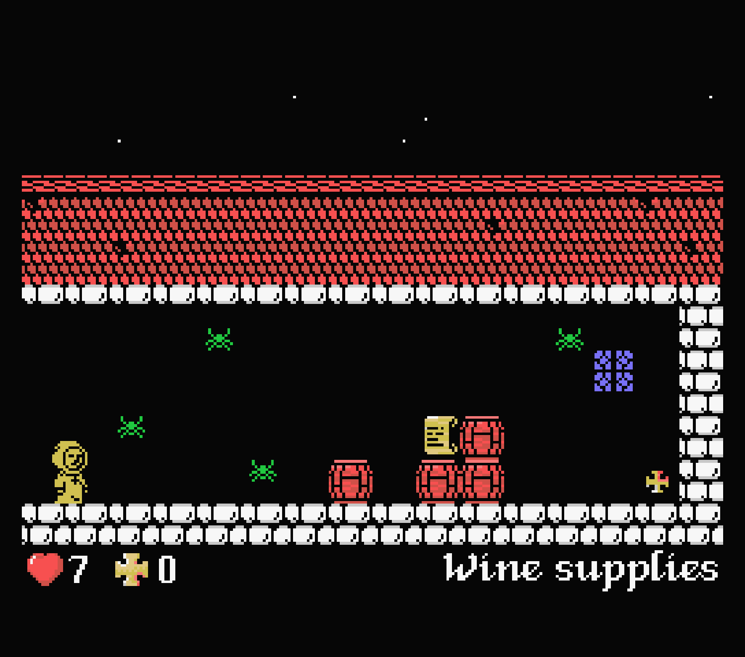 L'abbaye des morts MSX capture d'écran 3