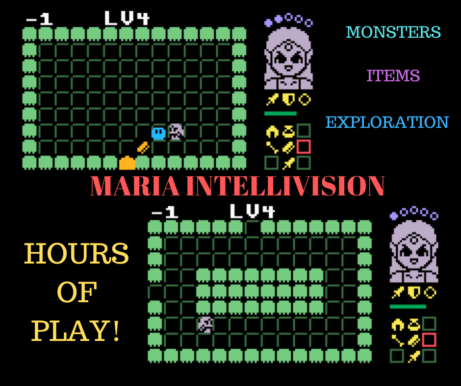 Maria Intellivision screenshots