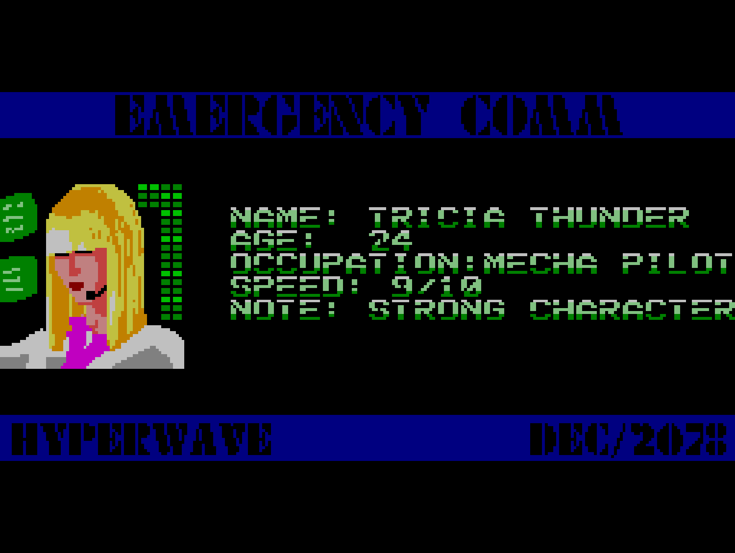 Mecha-8 Sega Master System screenshot 2