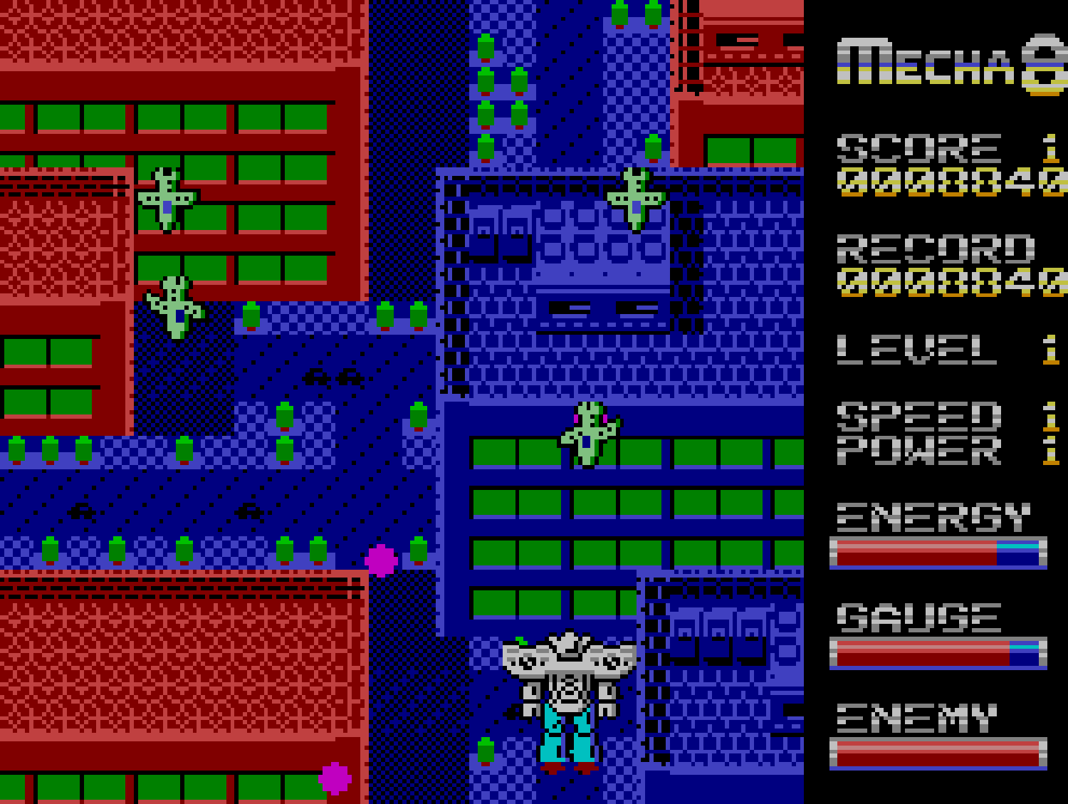 Mecha-8 Sega Master System screenshot 3