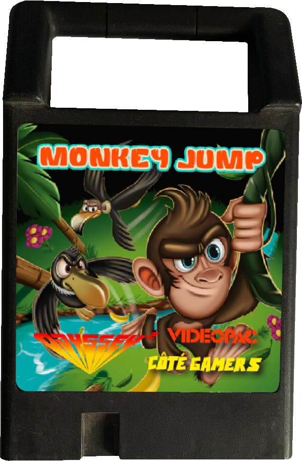 Monkey Jump Videopac Odyssey 2 cartridge