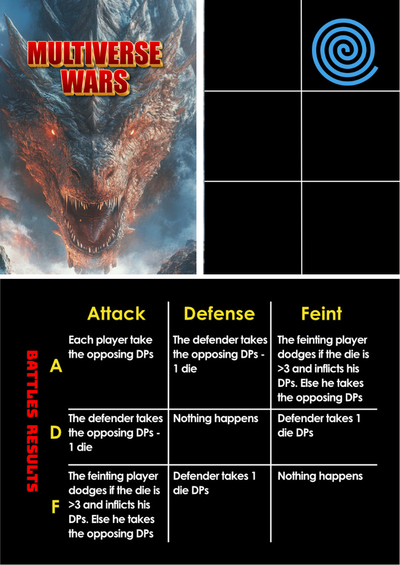 Multiverse Wars Intellivision miscellaneous cards