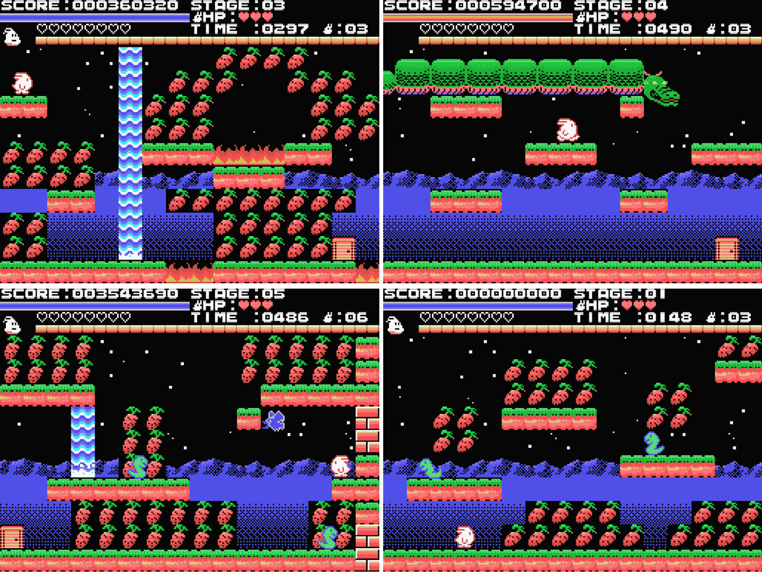 Rabbit Adventure MSX MSX2 capture d'écran