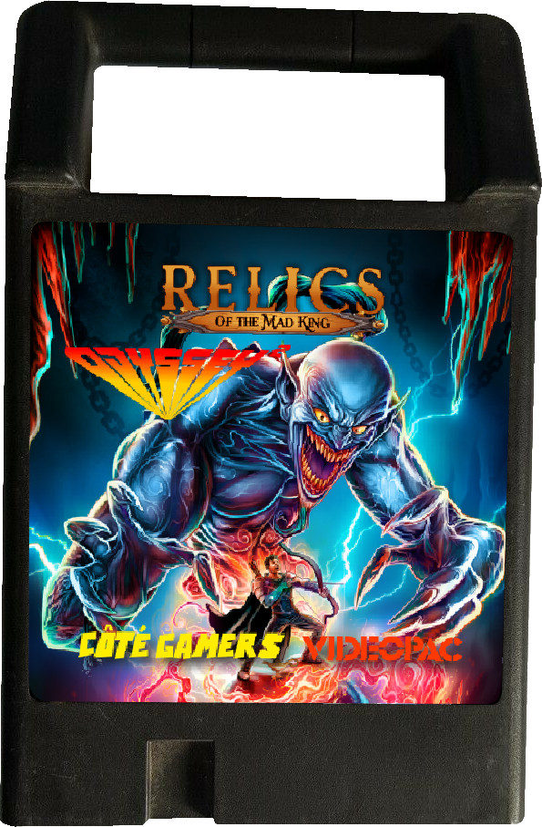 Relics of the mad kingt Videopac Odyssey 2 cartridge