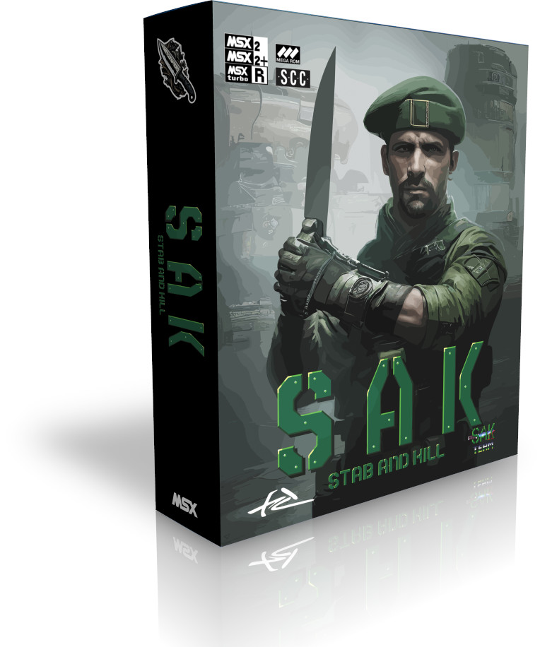 SAK Stab And Kill MSX caja