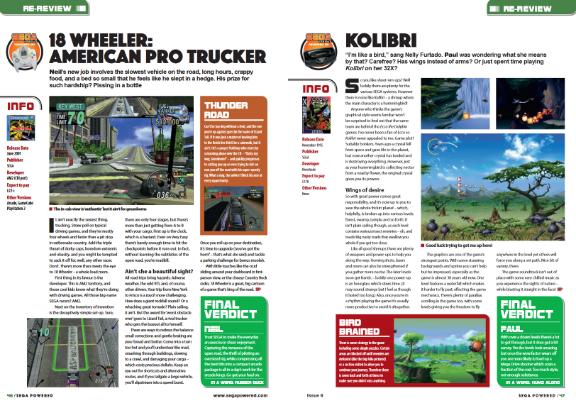 Sega Powered issue 6 magazine sample 2