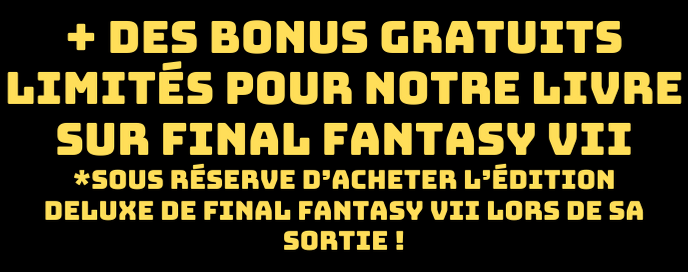 Shmup SNES DELUXE BOX bonus gratuits pour les acheteurs de Final Fantasy VII