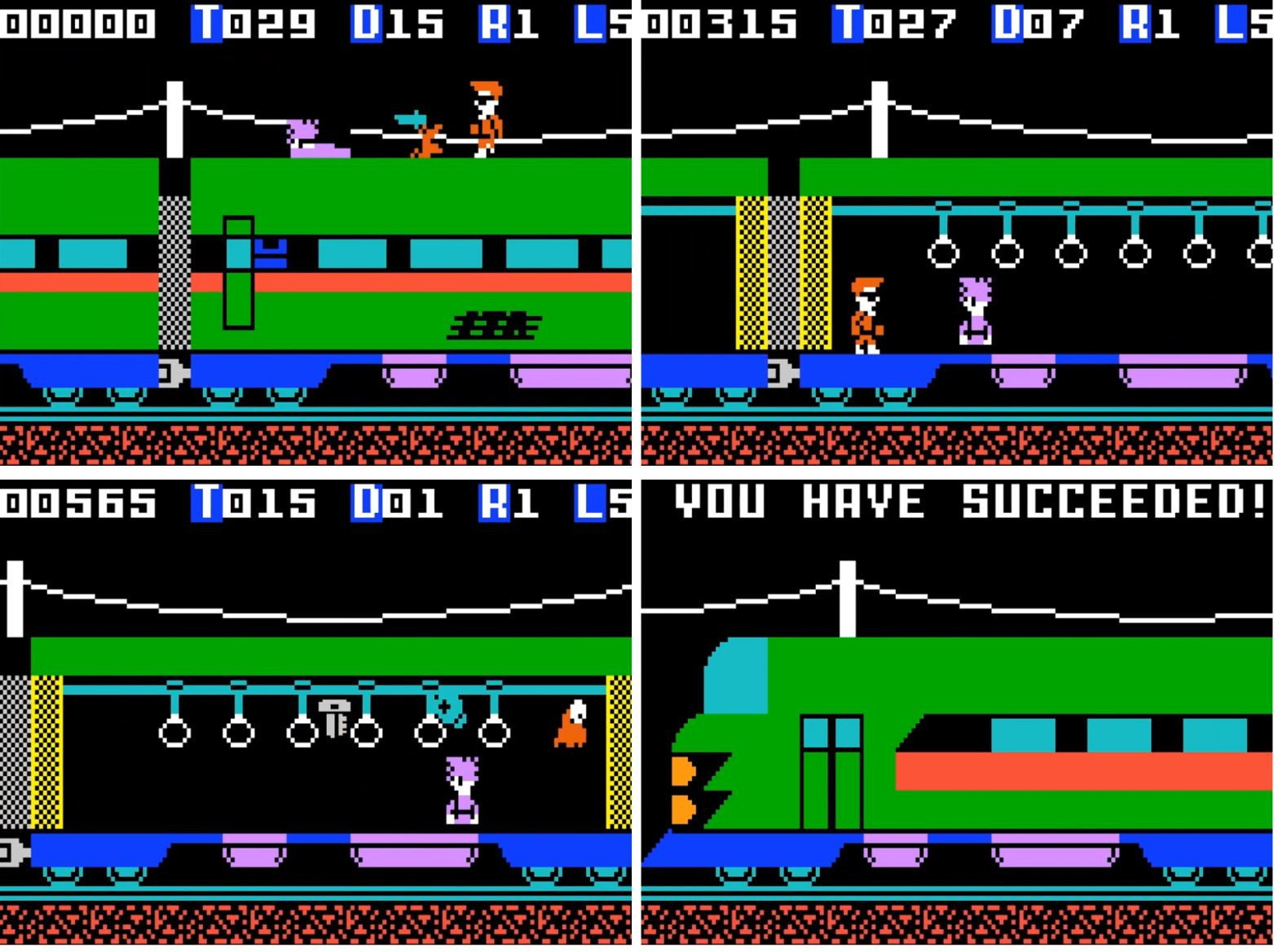 Stop The express Intellivision screenshots
