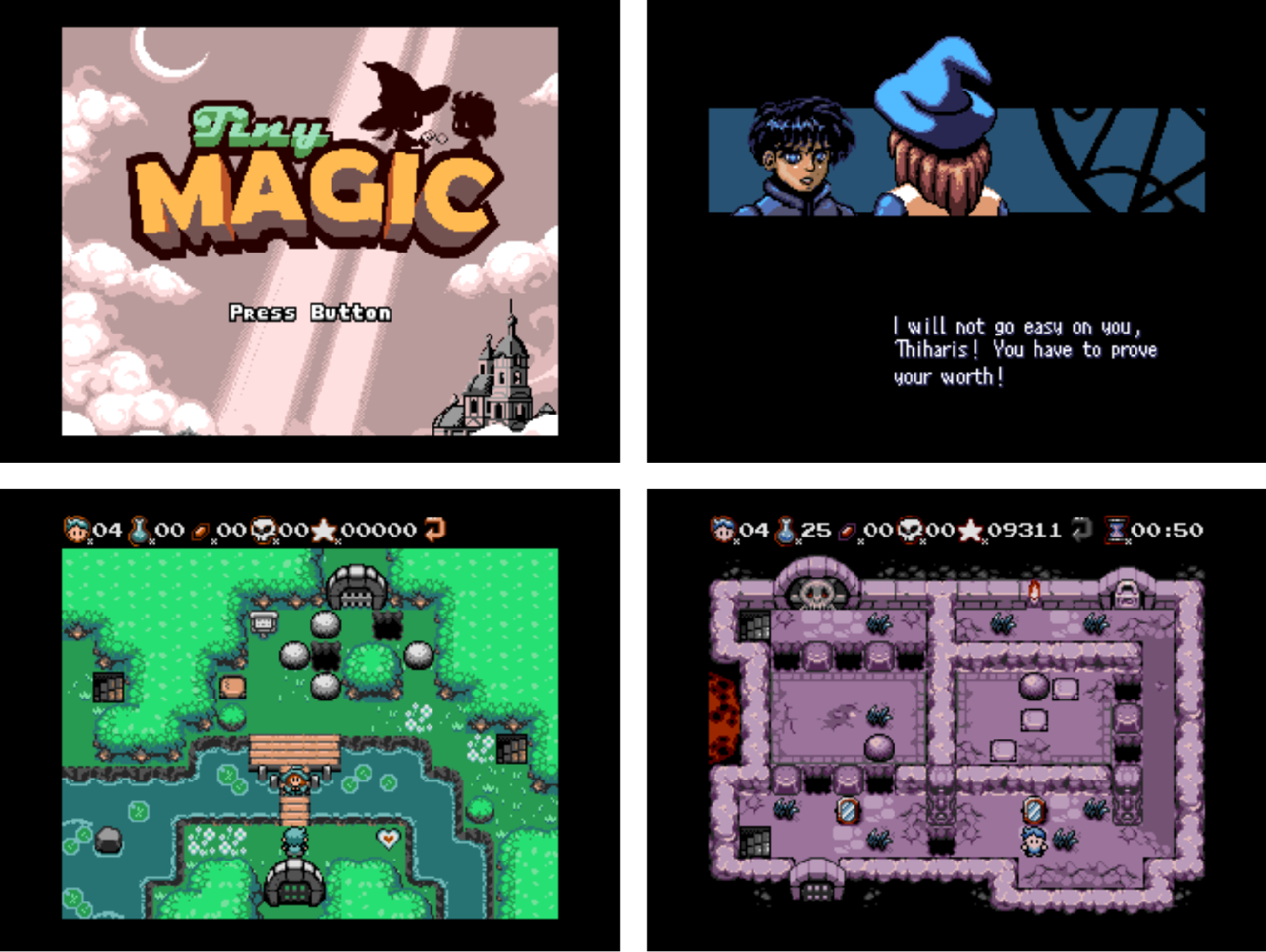 MSX Tiny Magic screenshots
