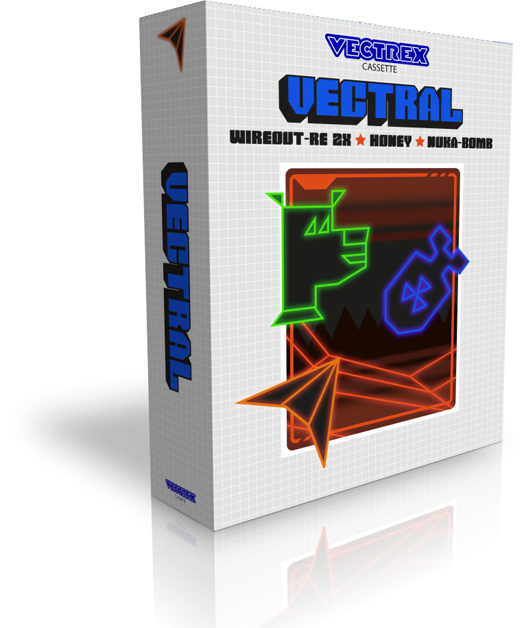 Vectral Vectrex compilation wireout honey nuka bomb european box