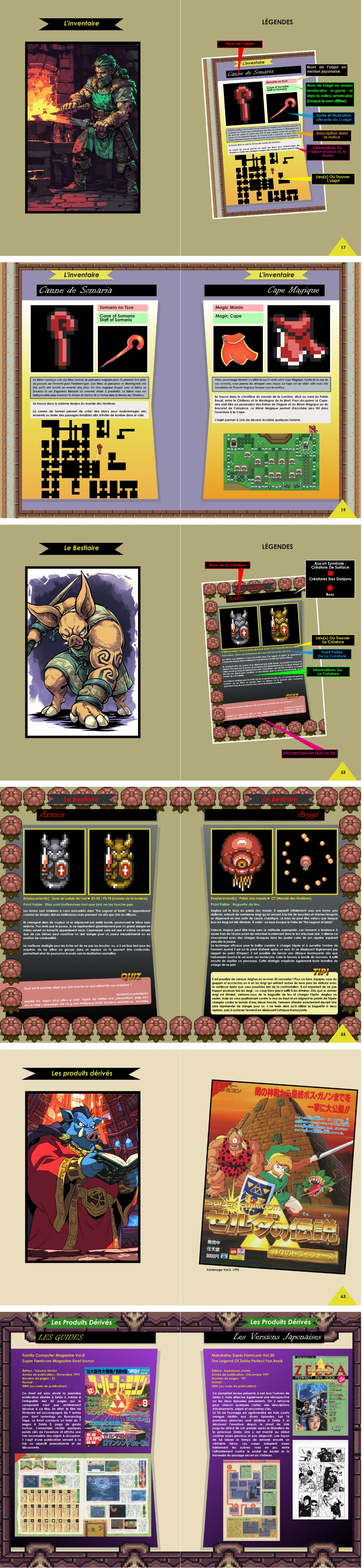 Fan Book Zelda 3 A link to the past extraits