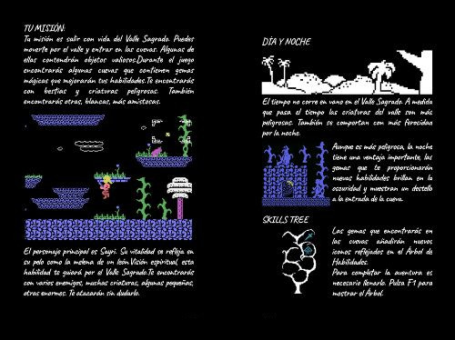 Sacred Valley MSX manual de instrucciones páginas