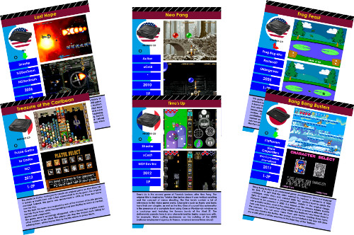NeoGeo CD ncyclopedic File special cards